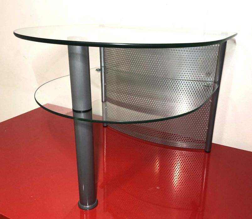 Szafka, Stolik, pólka,  szklana szara