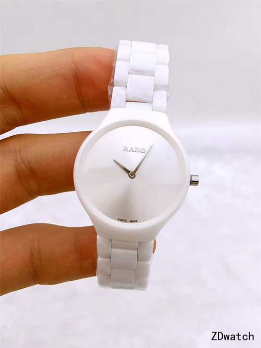 Годинник кварцовий Rado True Thinline Stillness in white high-tech ceramic