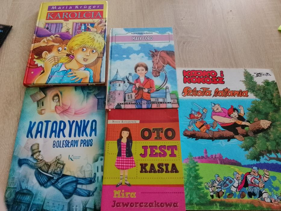 Sprzedam książki 5 sztuk