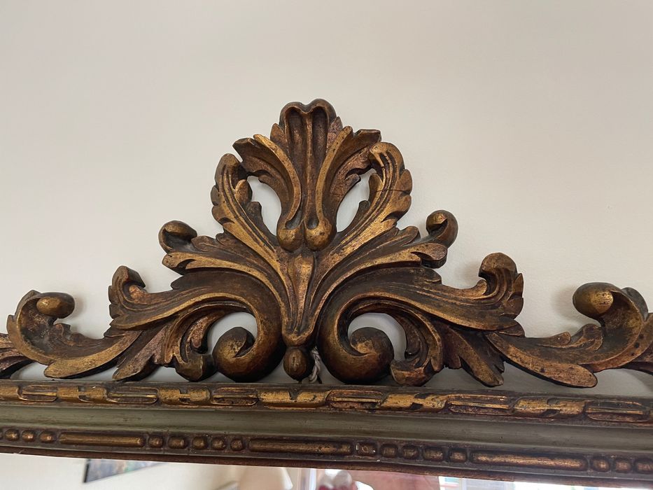 Espelho antigo de madeira