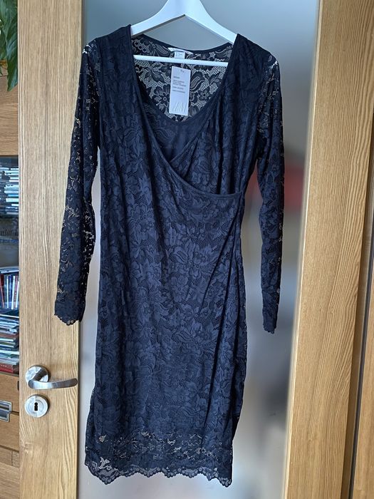 Nowa z metką czarna sukienka H&M mama ciążowa do karmienia na pogrzeb