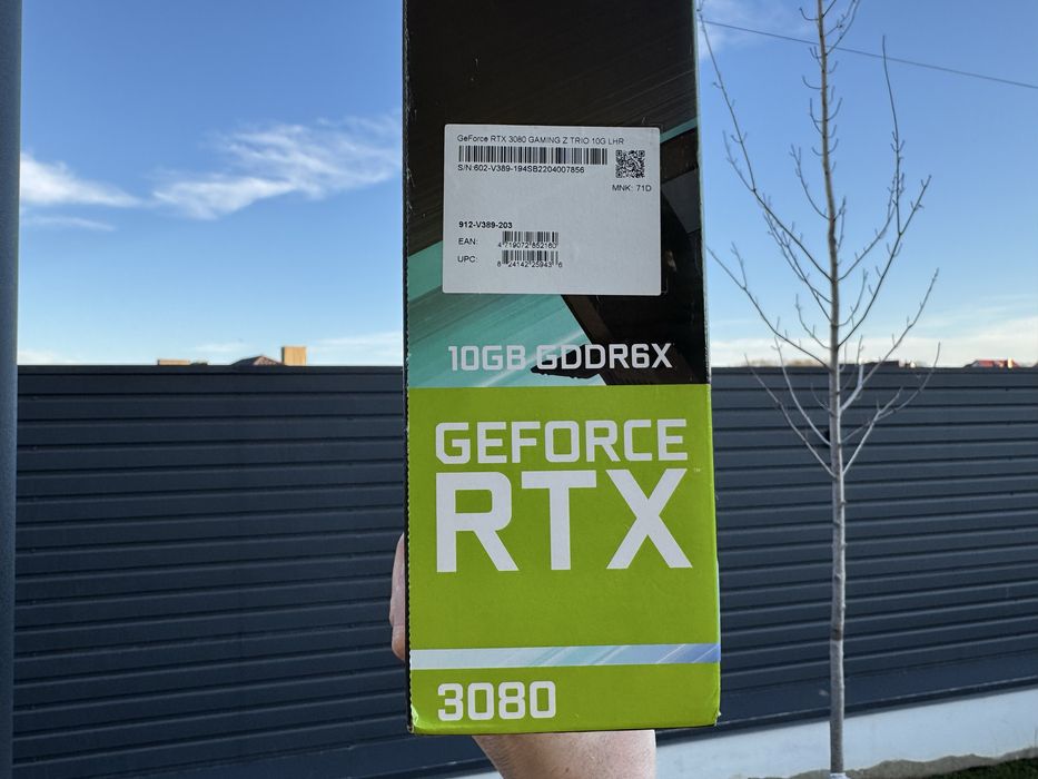 Відеокарта MSI GeForce RTX 3080 Gaming Z Trio 10GB GDDR6X 320bit ідеал