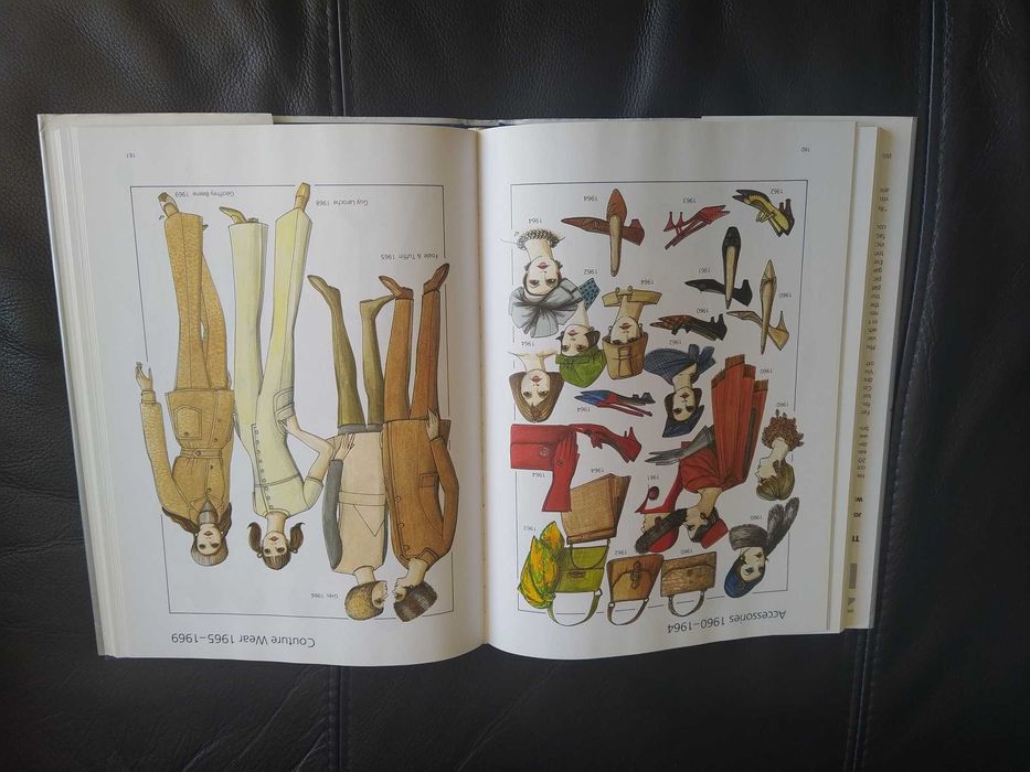 Moda seculo XX - 20th Century Fashion. 1.100 ilustrações coloridas