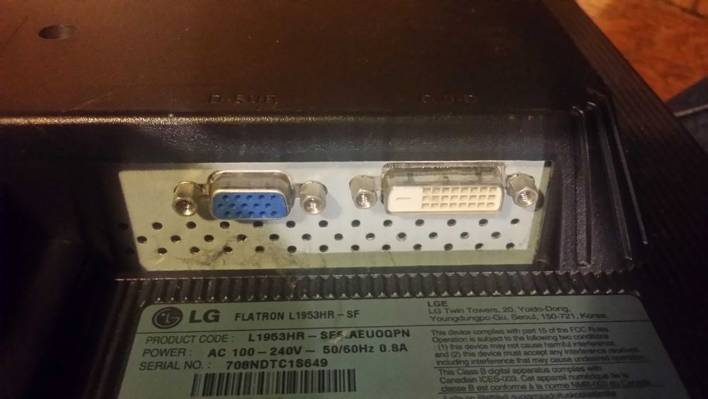 monitor 19' Flatron LG L1953HR