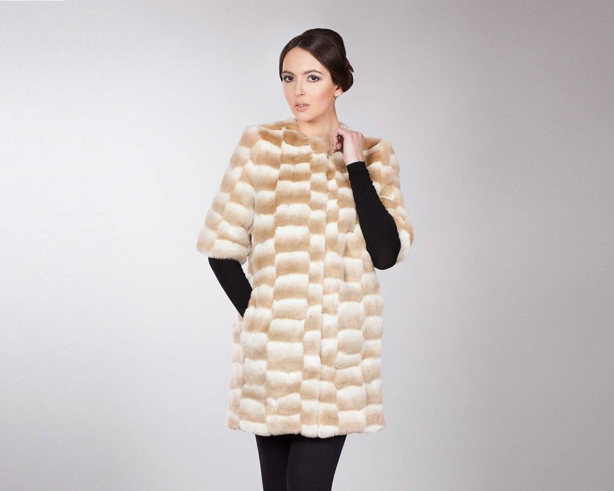 Жіночий жакет ARTFUR з еко-хутра. Штучне хутро - Шиншила