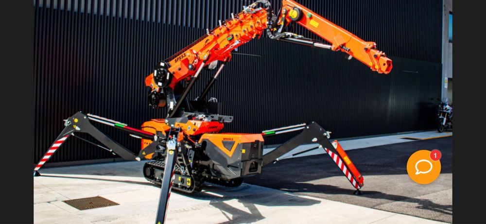 Manipulator do szyb - mini żuraw - pająk - wynajem