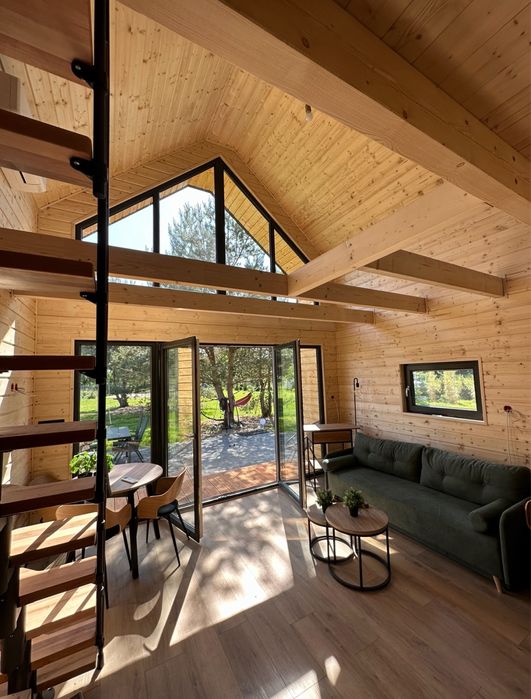 Nowoczesna Stodoła 70m2 / Stan Deweloperski / Modułowy domek