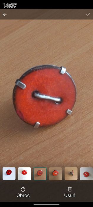 Pierścionek metaloplastyka Druciarnia Artystyczna