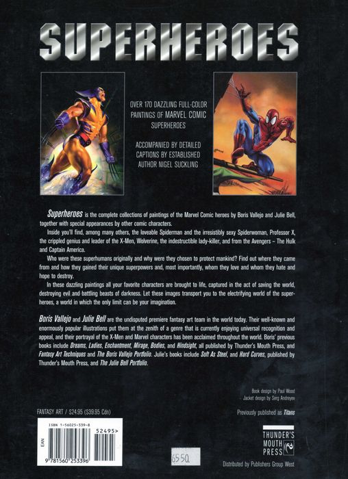 Superheroes. The heroic visions of Boris Vallejo and Julie Bell