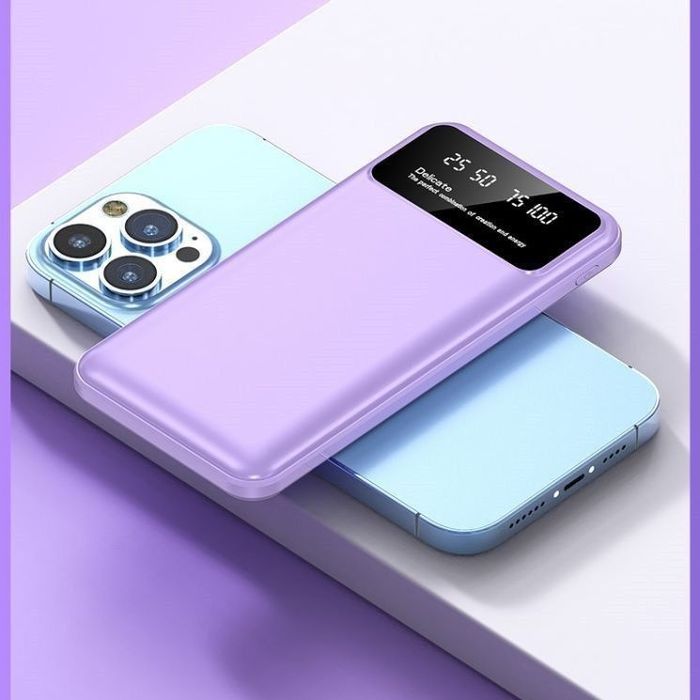 PowerBank на  20000 mAh з дисплеєм та ліхтариком