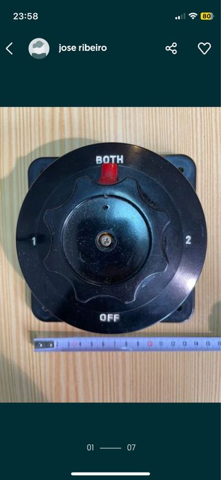 Interruptor / Seletor de bateria