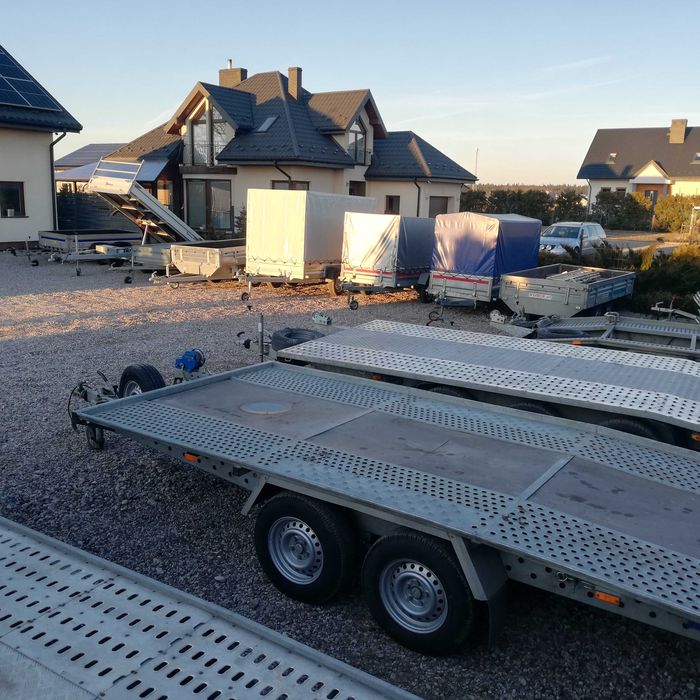 Wypożyczalnia wynajem przyczep lawet przyczepek motocyklowych quad