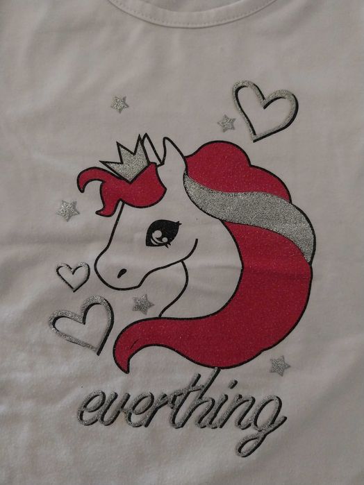 Camisola 4 anos, Pink Shell, Unicórnio