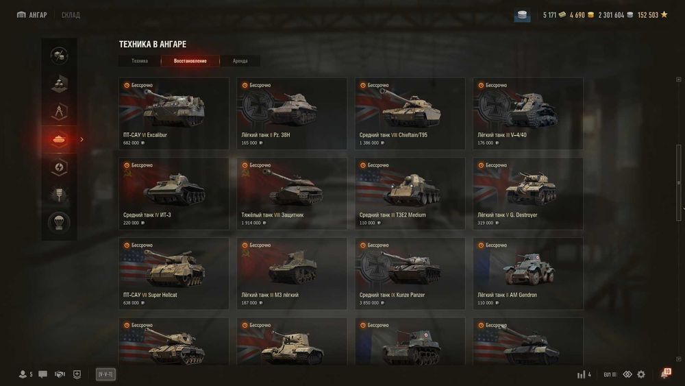 Аккаунт World Of Tanks