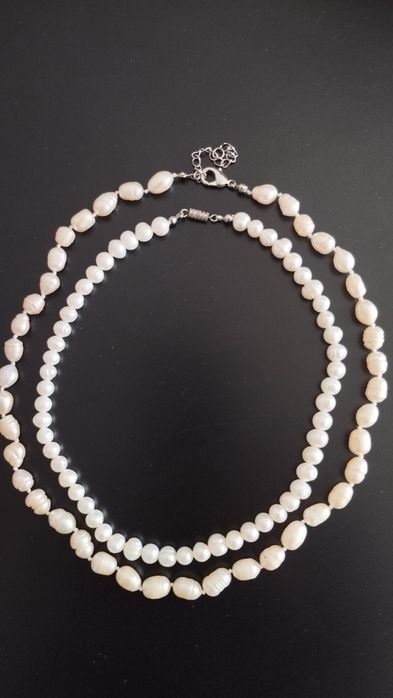 Намисто з натуральних річкових перлів