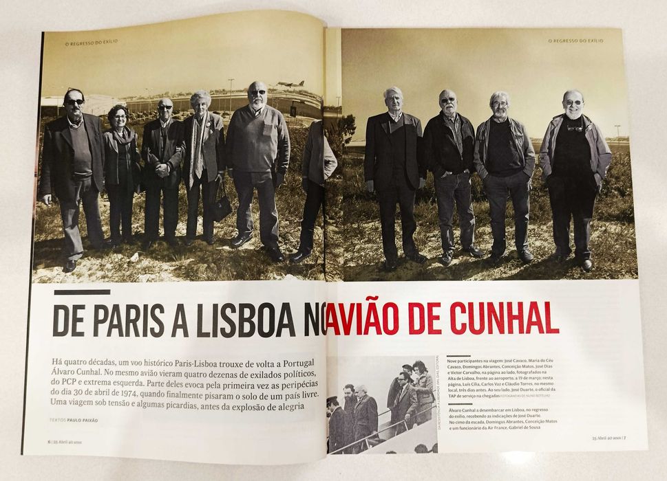 Revista Expresso - 25 de abril - 40 anos