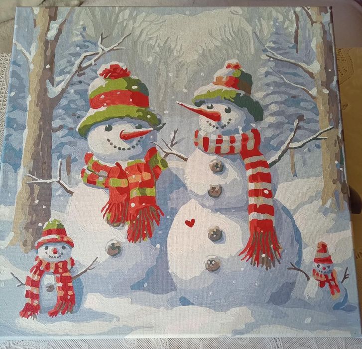 Готовые картины по номерам