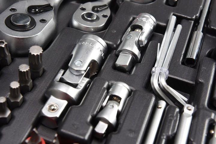 Klucze Nasadowe 1/4 3/8 1/2 Zestaw 216 Elem. Yato