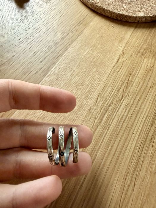 Pierścionek regulowany „wrap ring” srebro 925