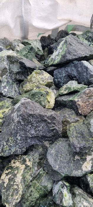 Grys zielony SERPENTYNIT 8-16, 16-22, 32-63 Transport KAMIENIE OZDOBNE