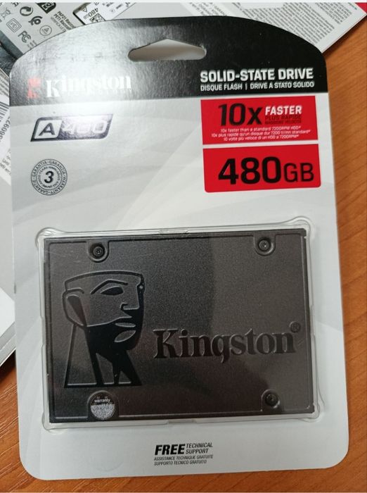 Нові диски SSD Kingston SSDNow A400 480GB 2.5" SATAIII SA400S37/480G