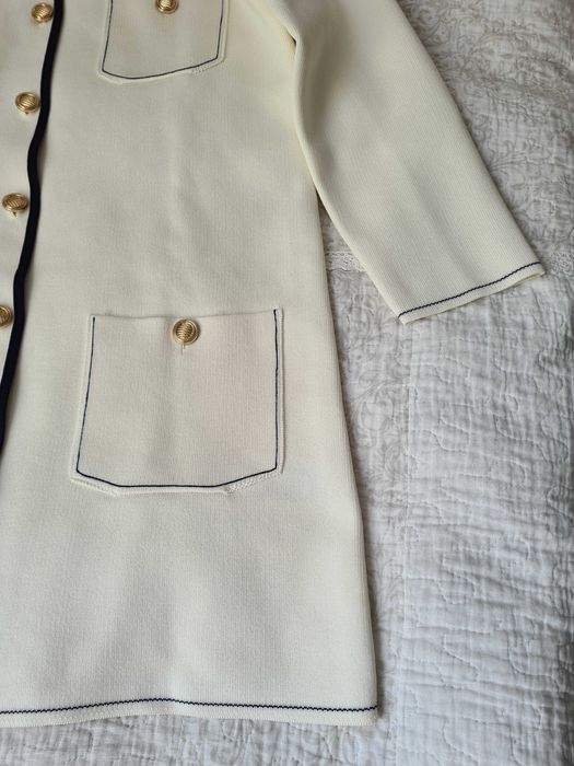 Długi kardigan zapinany marynarka żakiet Zara M nowa