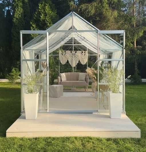 Duża Szklarnia S2020 Laurus Aluminium Szkło Hartowane 12,9m2 Promocja!