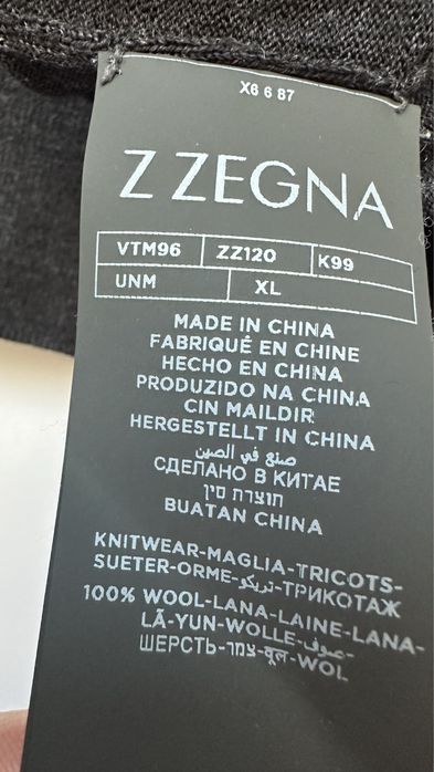Светр Zegna оригінал XL-XXL гольф з кашеміру