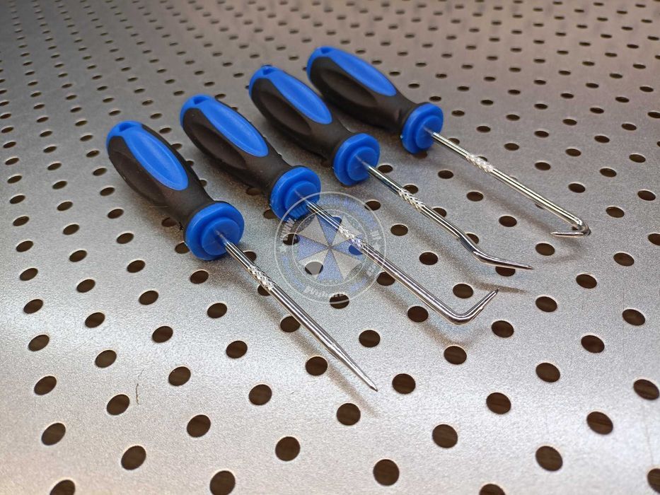 Śrubokręty haczykowe, haczyki do oringów uszczelek 9-elementów