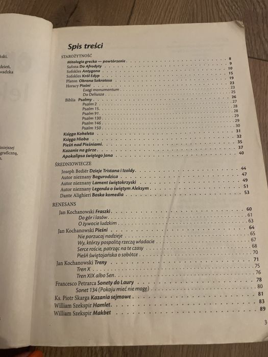 Opracowania lektur liceum i technikum