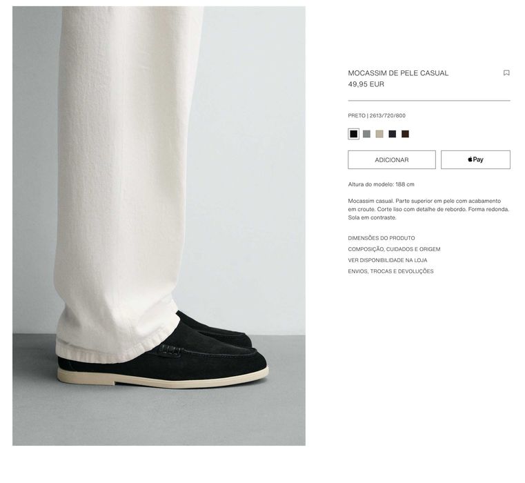 Loafers Zara | Novos