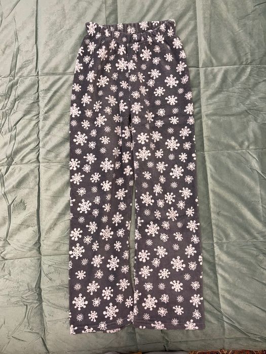 Pijama polar de inverno azul com urso polar