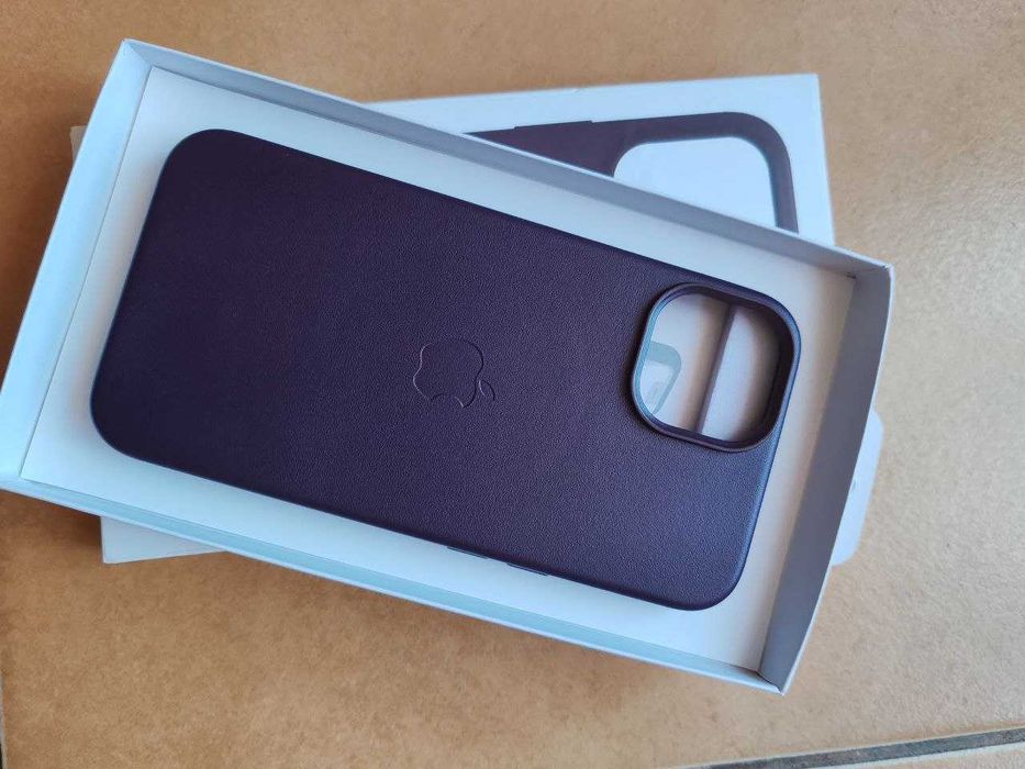 Шкіряний чохол Leather Case для iPhone 14