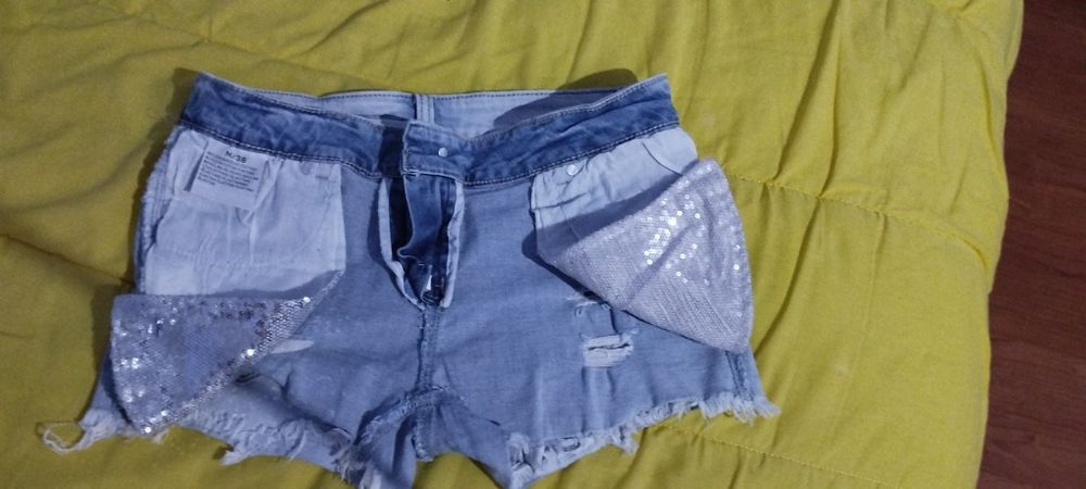 Calções de ganga personalizados