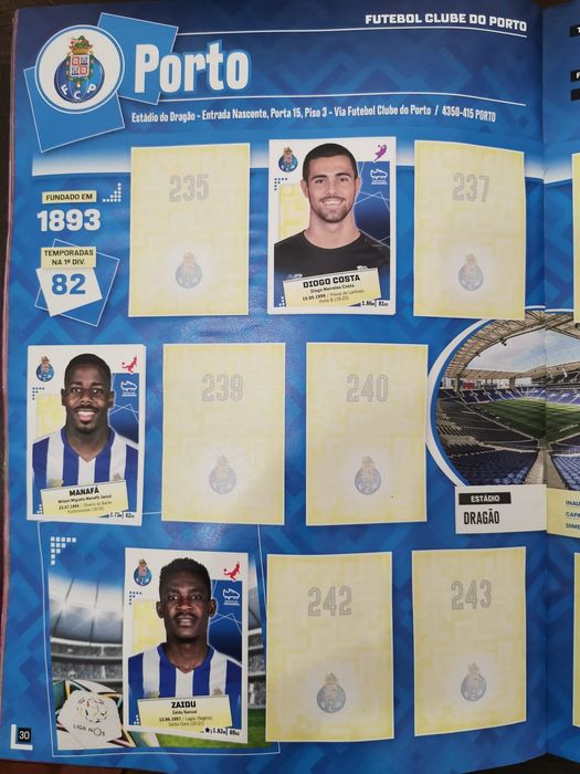 Caderneta oficial Panini Liga NOS 2020/21