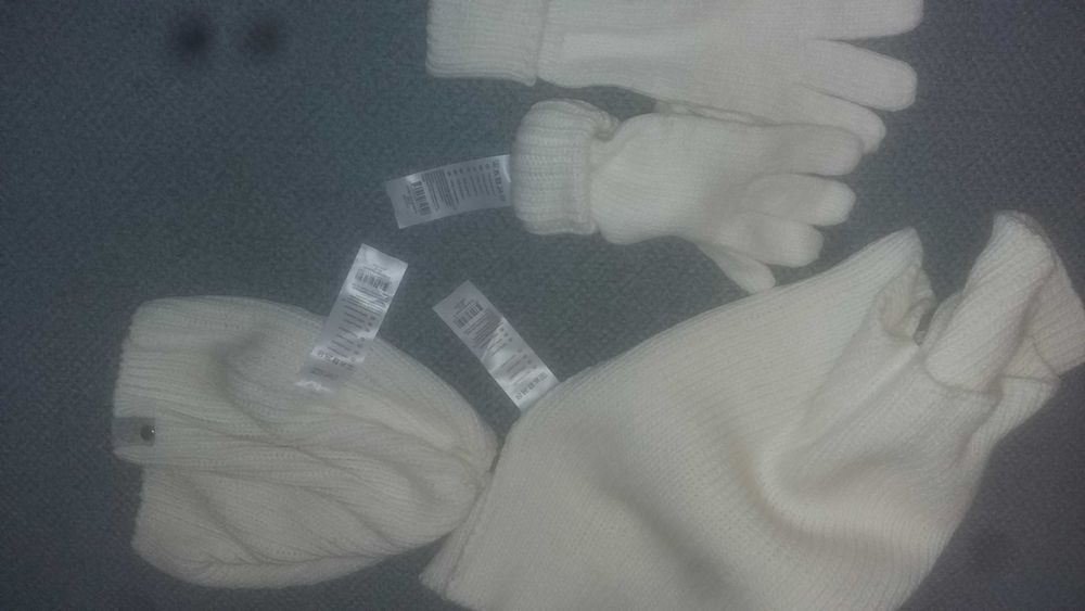 Kpl. komin, czapka i rękawiczki