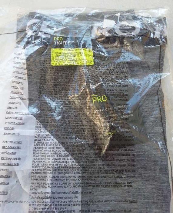 Oryginalne legginsy NIKE PRO Tight Fit Dri-Fit wysoki stan - 219zł