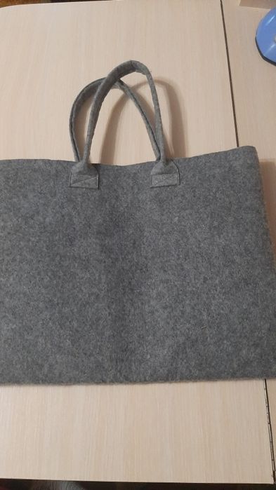 Сумка шопер з фетра ручної роботи