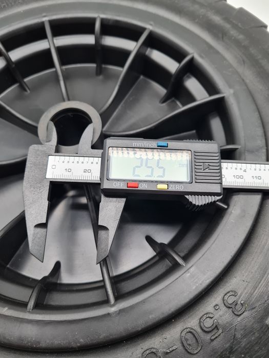 Koło pełne do taczki 3.50-8 taczek otwór na oś 12mm/25mm