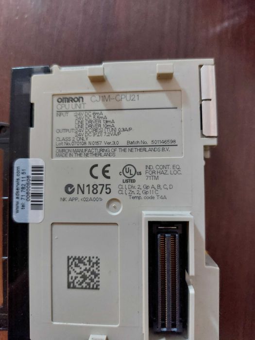 Omron Sysmac CJ1M CPU21