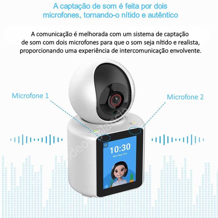 Câmara Rotativa ‼️ WiFi ‼️ FullHD ‼️ Videochamada ‼️ Ecrã 2.8 polegada