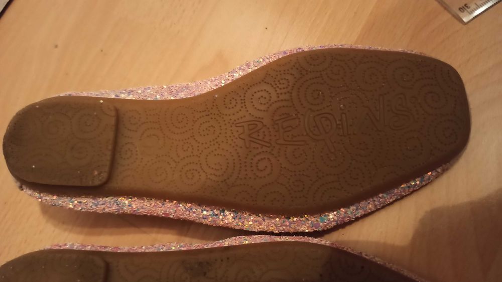 Buty z brokatem baleriny dla dziewczynki rozmiar 32