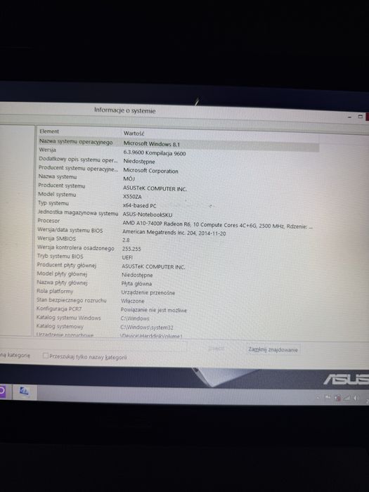 Laptop asus sprzedam