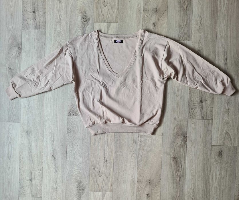 komplet dresowy, top, bluza, legginsy prążkowane w prążek, dres damski