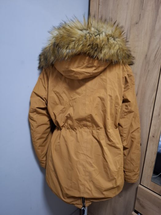 Zimowa kurtka parka ciepła plus size duzy rozmiar futro