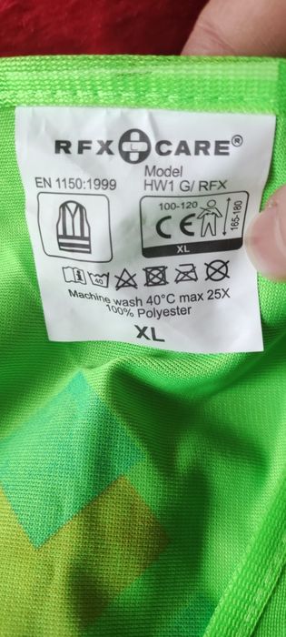 Світловідбиваючий жилет зелений, XL, XXL