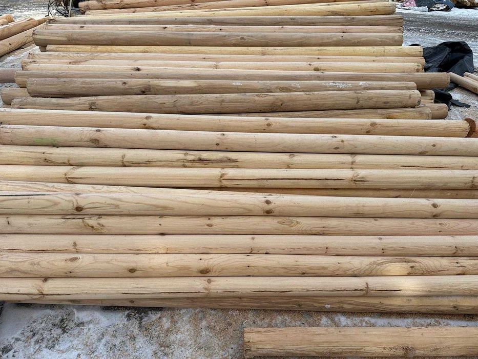 Wałki , palisady, kołki liściaste