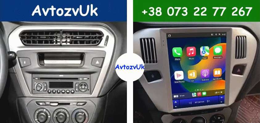 Магнитола PEUGEOT 301 CITROEN Elysee C4 C3 C2 DS3 С3 ДС3 CarPlay Android 16