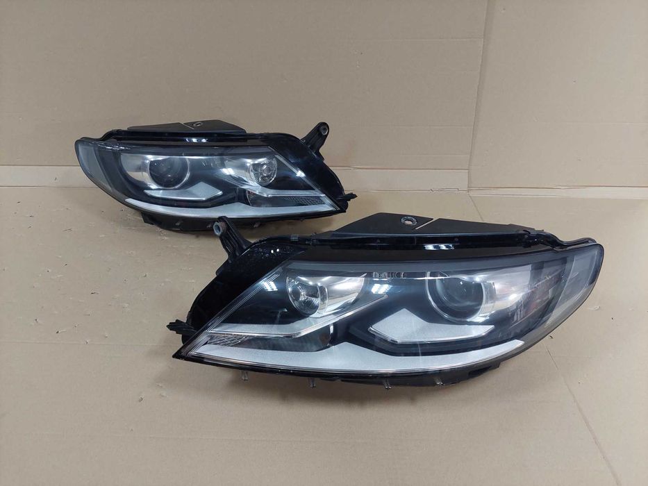VW Passat CC LIFT 12+ lampa prawa + lewa Bi Xenon nieskręt EU KPL BDB