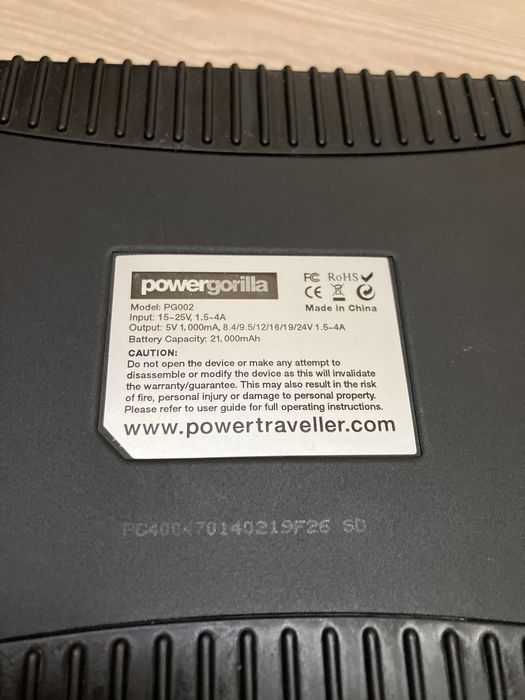 Powerbank PowerGorilla для ноутбука та іншої електроніки